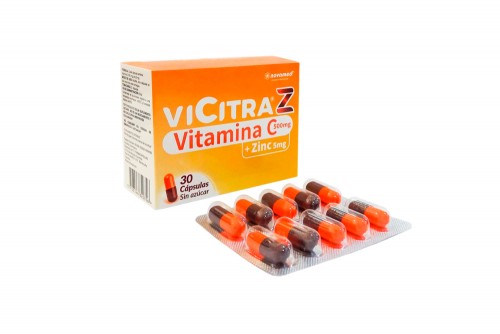 Vicitra Z Vit C + Zinc Caja...