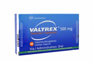 Valtrex 500 mg Caja Con 10...