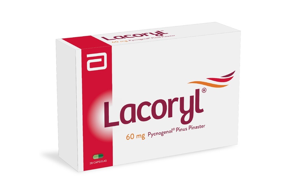 Lacoryl 60 mg Caja Con 28 Cápsulas