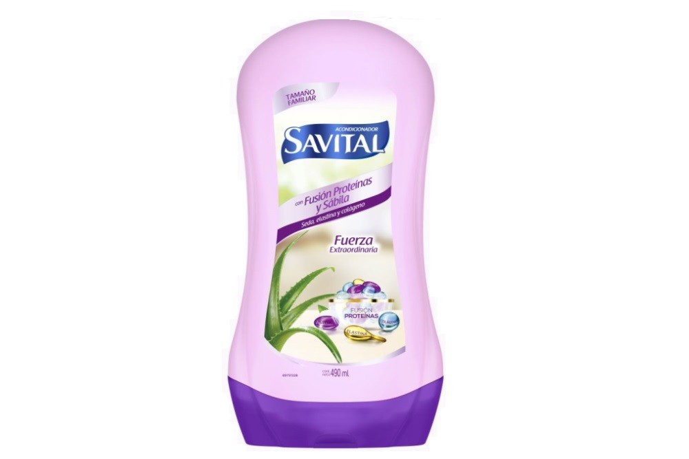 ACONDICIONADOR SAVITAL FUSIÓN DE PROTEINAS Y SÁBILA 490 ML