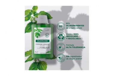 Shampoo Klorane Pelo Graso Ortiga 200 Ml