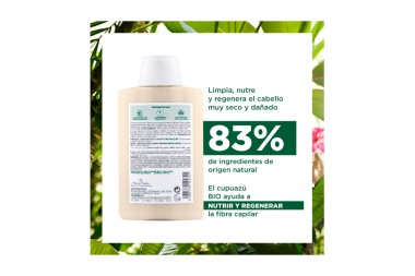 Shampoo Klorane Mantequilla Cupuacu Organica 200 Ml