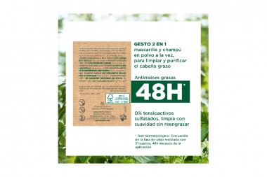 Shampoo Mascarilla Klorane 2 En 1 Ortiga 8 Sobres De 3 G C/U