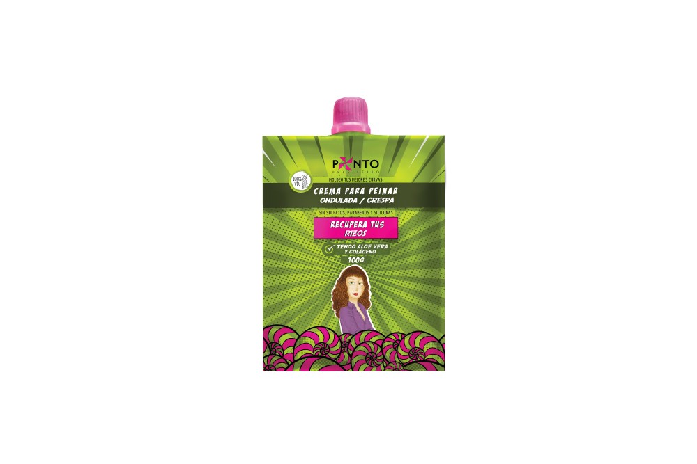 Crema Para Peinar Ponto Recupera Tus Rizos 100 G