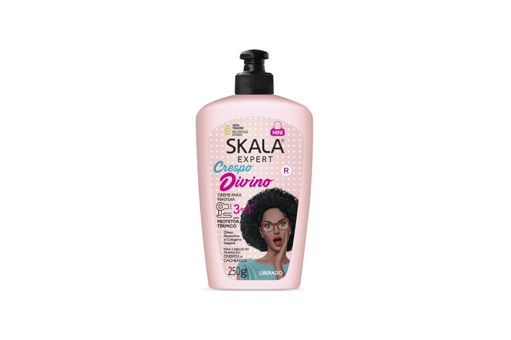 Crema Para Peinar Skala 3 En 1 Crespo Divino 250 G