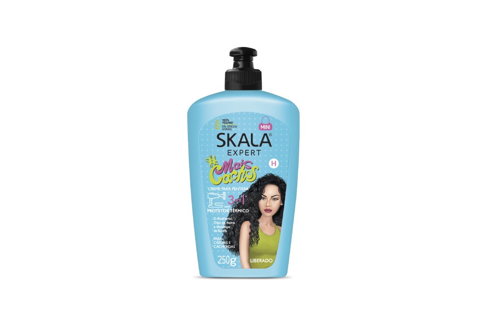 Crema Para Peinar Skala 3 En 1 Mas Crespos 250 G
