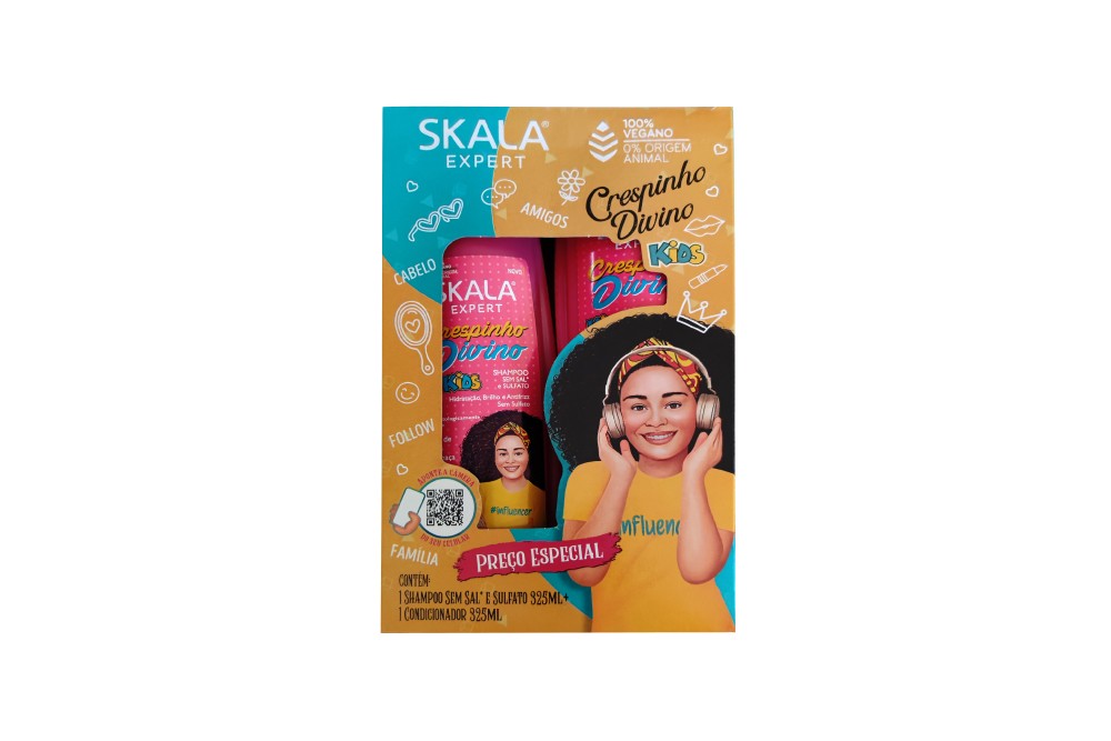 Kit Shampoo Acondicionador Skala 325 Ml