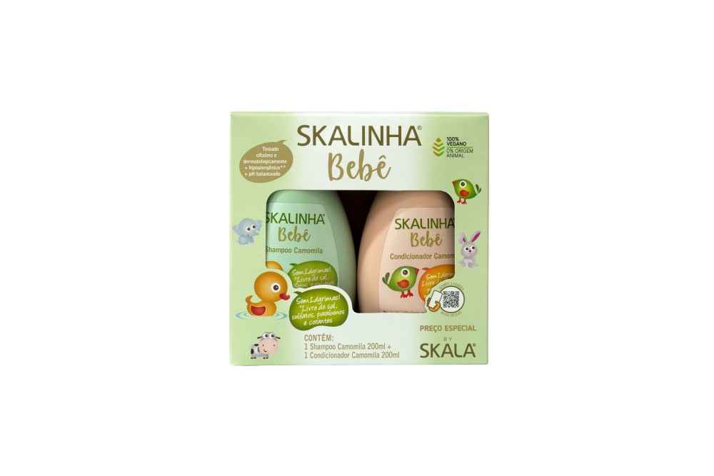 Kit Shampoo Acondicionador Skalinha 200 Ml