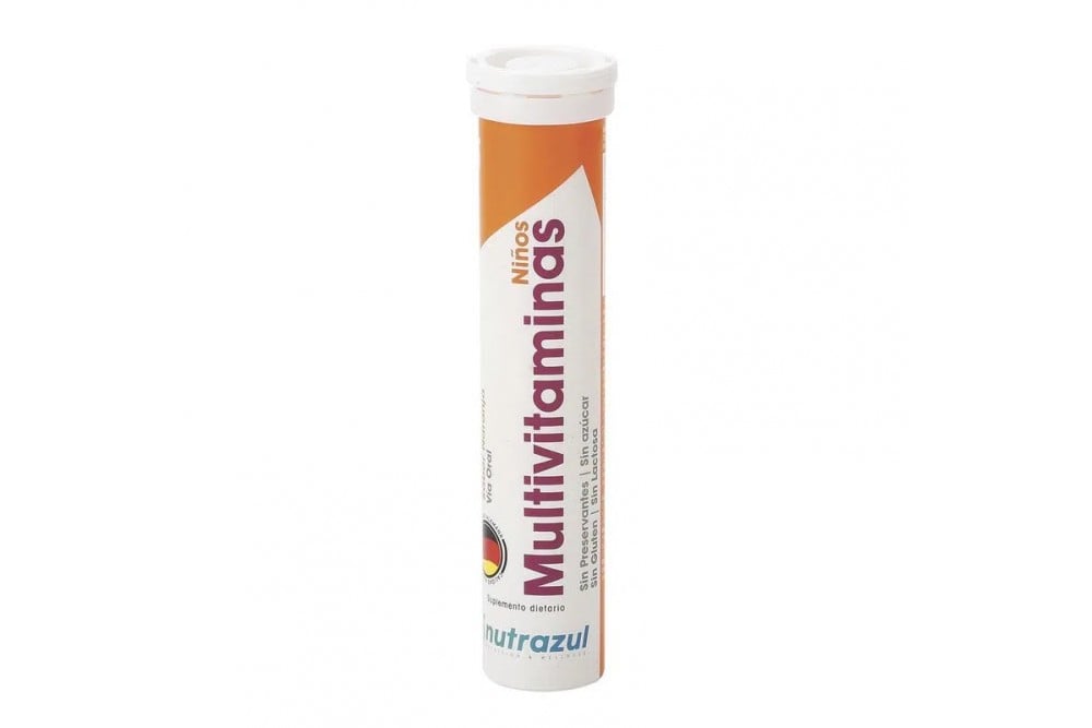 Multivitaminico Nutrazul Kids 20 Tabletas Efervescentes