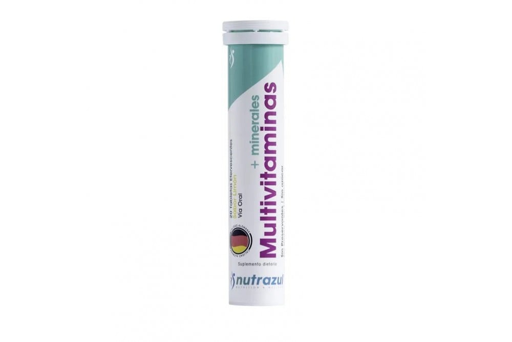 MULTIVITAMINAS-MINERALES NUTRAZUL 20 Tabletas