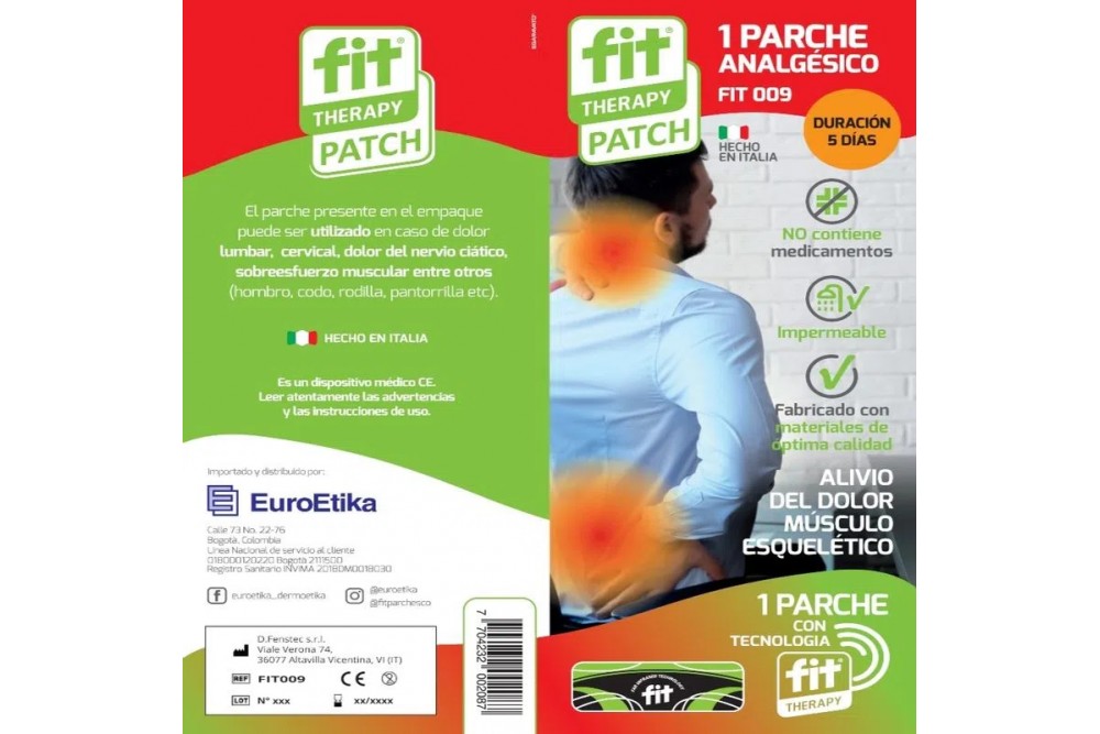 PARCHE Analgesico Fit Therapy UND
