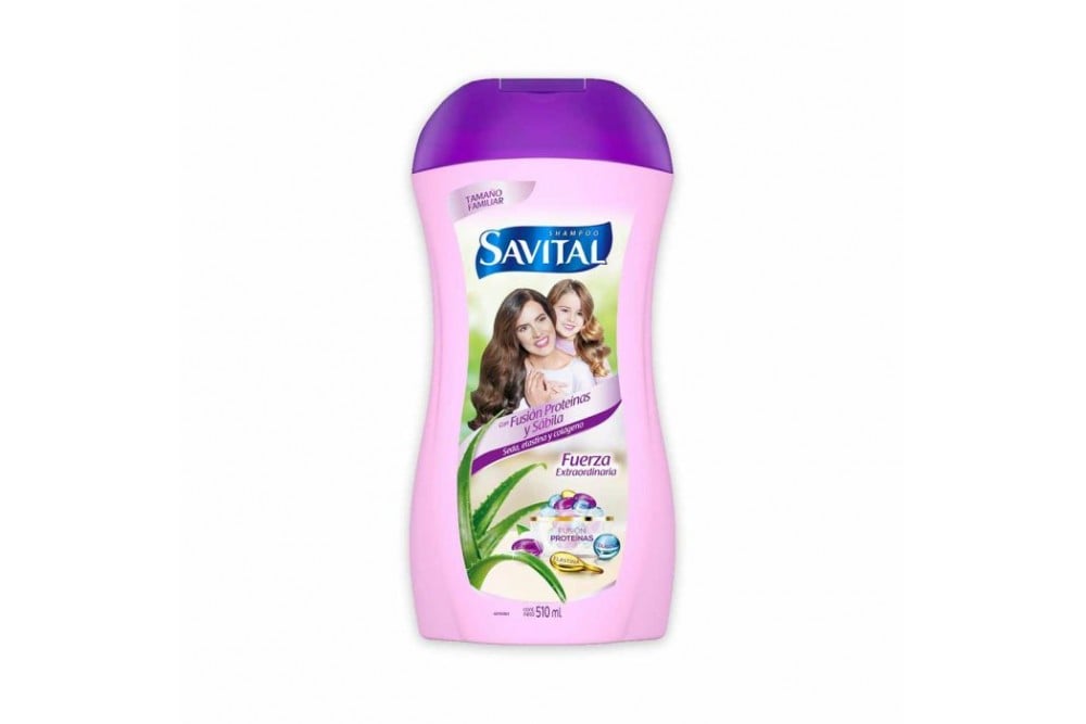 Shampoo Savital Con Fusión De Proteínas Y Sábila 510 ml