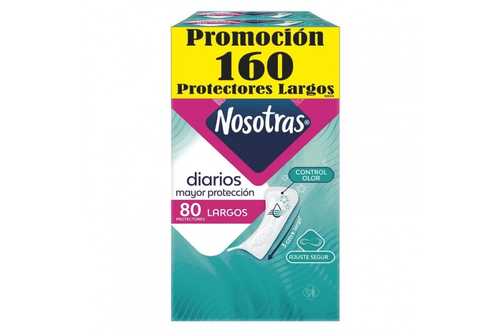 OFERTA PROTECTORES DIARIOS NOSOTRAS 160 Unds