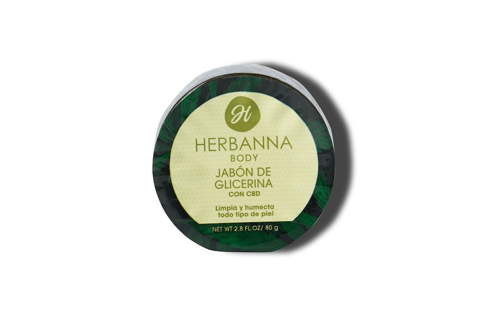 JABÓN DE GLICERINA HERBANNA CON CBD 80 G