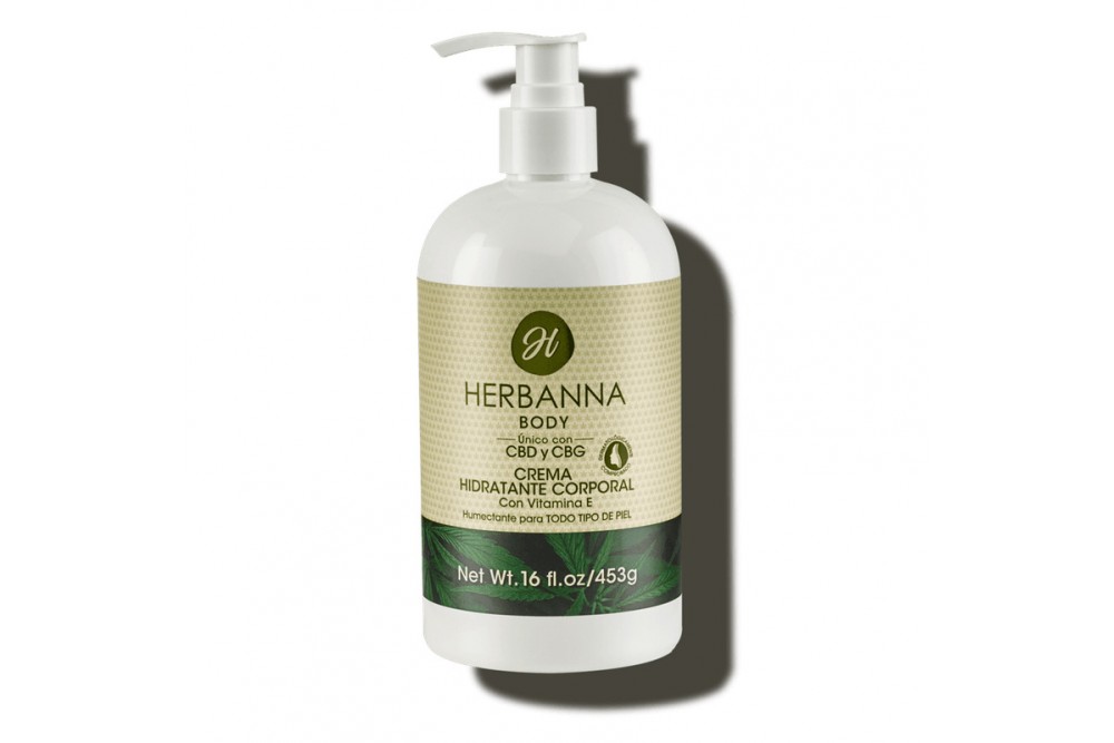 Crema Hidratante Corporal Herbanna Con Vitamina E 453 G