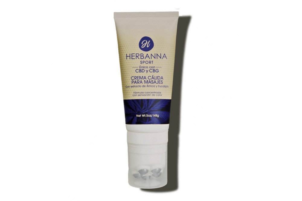 Crema Calida Para Masajes Herbanna 148 G