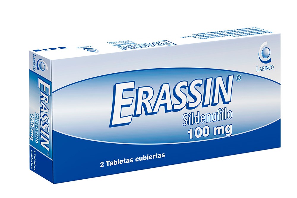 Erassin 100 Mg 2 Tabletas Recubiertas