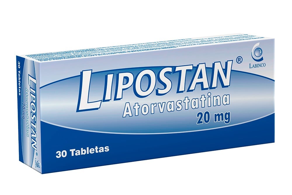 Lipostan 20 Mg 30 Tabletas