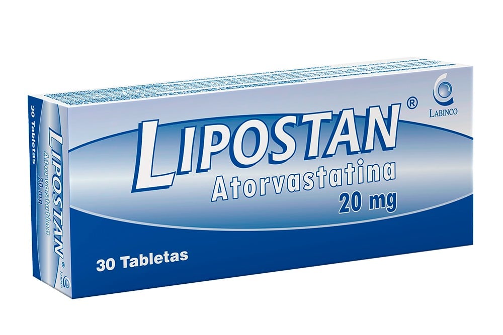 LIPOSTAN 20 mg 30 tabletas