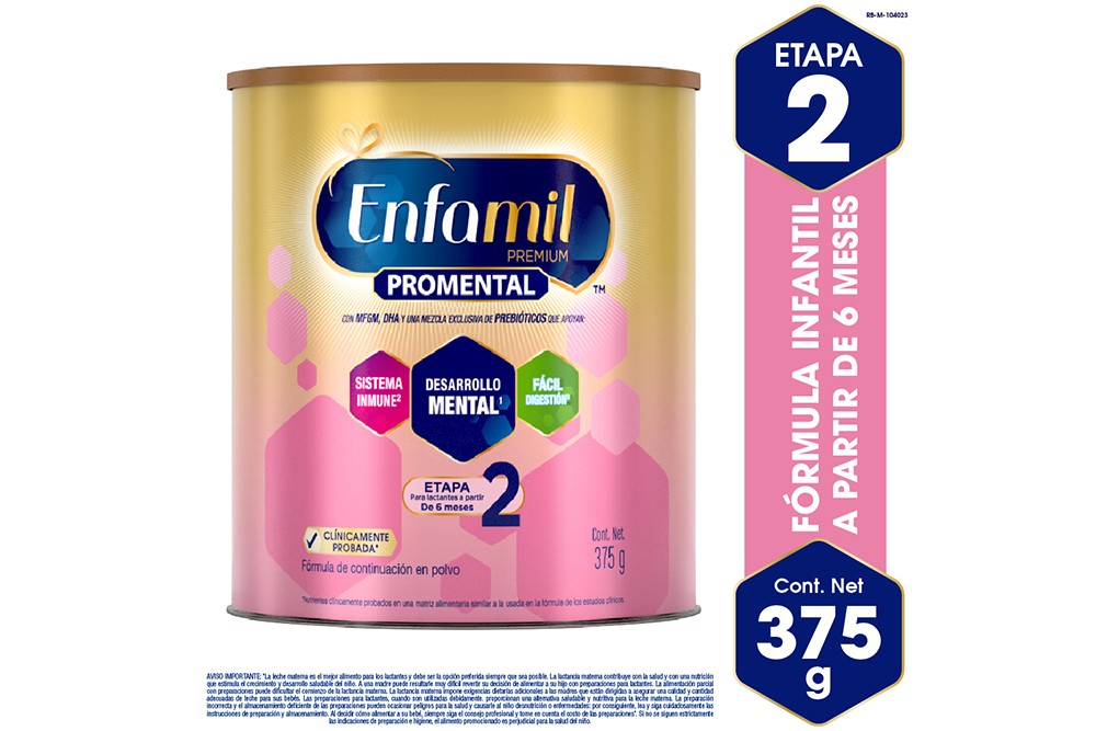 ENFAMIL PREMIUM PROMENTAL ETAPA 2 FORMULA LACTEA  375 G