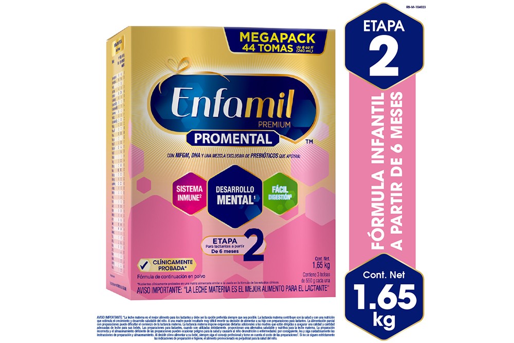 ENFAMIL PREMIUM PROMENTAL 2 FORMULA LACTEA 1650 G