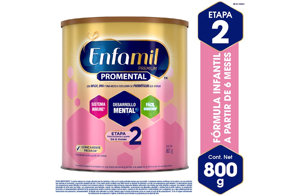 Enfamil Premium Promental 2 Formula Lactea 800 G