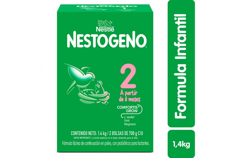 Fórmula Lactea Nestrogeno Comfortis Caja Con 2 Bolsas Con 700 g