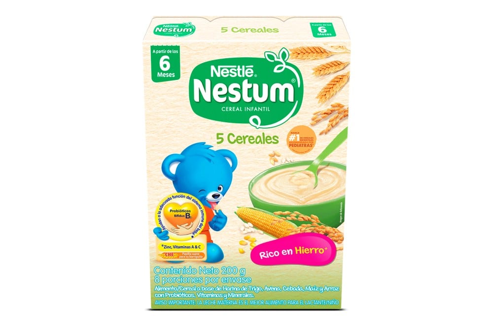 Cereal Infantil Nestum 5 Cereales 200 G
