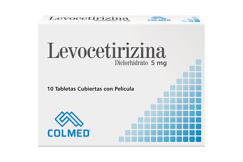 Levocetirizina 5 mg Caja Con 10 Tabletas Cubiertas Con Película