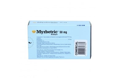 Myrbetric 50 Mg 60 Tabletas De Liberación Prolongada