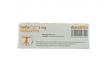 Tadavitae 5 mg Caja Con 14 Tabletas Recubiertas