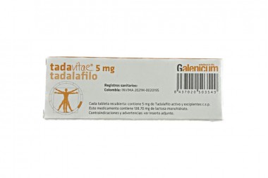 Tadavitae 5 Mg Caja Con 14 Tabletas Recubiertas