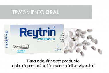 Reytrin 20 mg Caja Con 30 Cápsulas de Gelatina Blanda