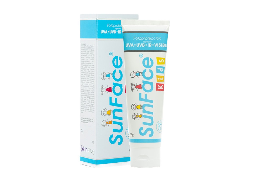 Protector Solar Sunface Kids Spf 50 En Crema 75 G