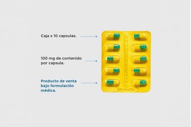 Hiclina 100 mg 10 Cápsulas