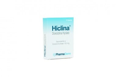 Hiclina 100 mg 10 Cápsulas