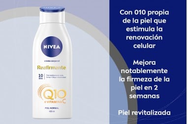 CREMA CORPORAL REAFIRMANTE NIVEA Q10 400 ML