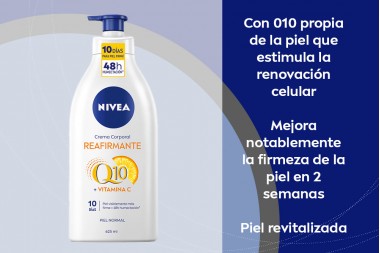 CREMA CORPORAL REAFIRMANTE NIVEA Q10 625 ML