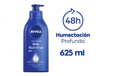 CREMA CORPORAL NIVEA MILK NUTRITIVA 625 ML