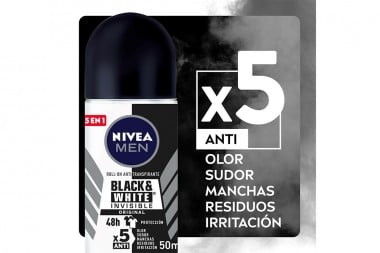 Desodorante Nivea For Men Invisible BLACK AND WHITE 50 mL