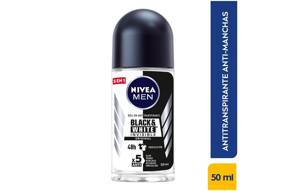 Desodorante Nivea For Men Invisible BLACK AND WHITE 50 mL