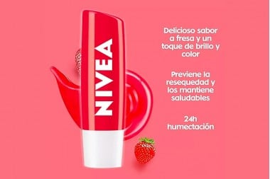 Protector Labial Nivea Fresa 4.8 G