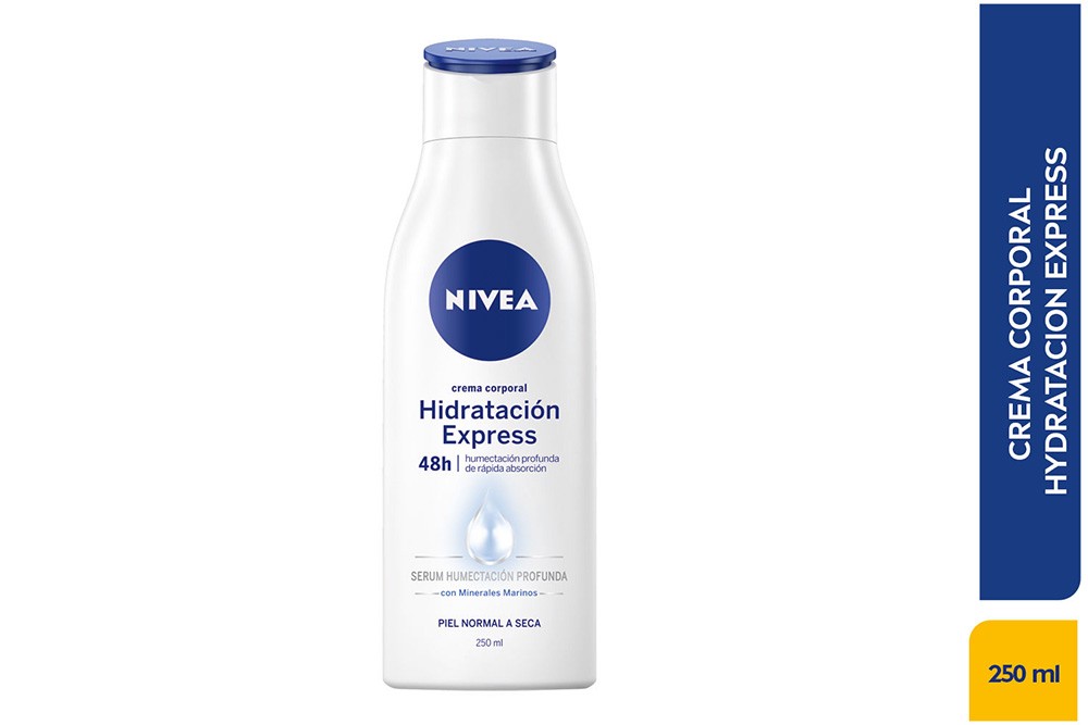 Crema Nivea Body Hidratación Express 250 mL