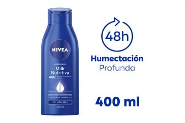 CREMA CORPORAL NIVEA milk nutritiva 400 ml