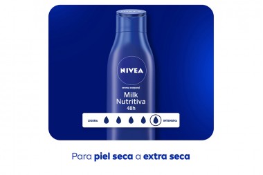 CREMA CORPORAL NIVEA milk nutritiva 400 ml