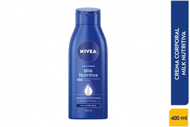 CREMA CORPORAL NIVEA milk nutritiva 400 ml