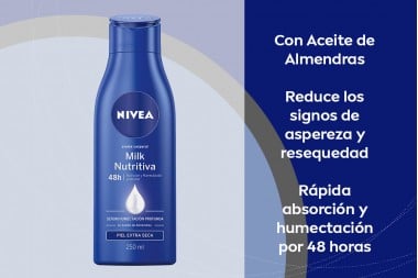 Crema Corporal Nivea Milk Nutritiva 250 Ml