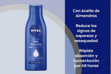 CREMA CORPORAL NIVEA MILK NUTRITIVA 250 ML