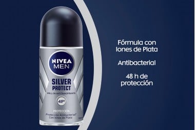 Desodorante Nivea Men Silver protect roll-on 50 mL