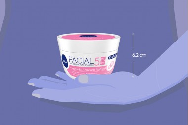 Crema Nivea Cuidado Facial Aclarado Natural 100 mL